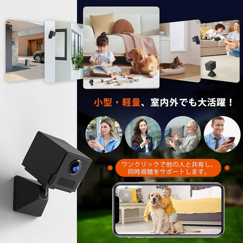 小型カメラ 128G micro SDカード付属 4K スマホ連携 ワイヤレス Amazon.co.jp: 【128G micro SDカード付属・スマホ連動ー機能